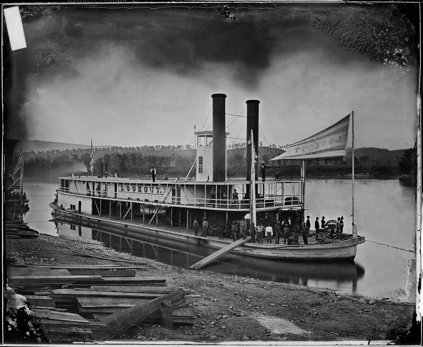 Transport steamer on the Tennessee River