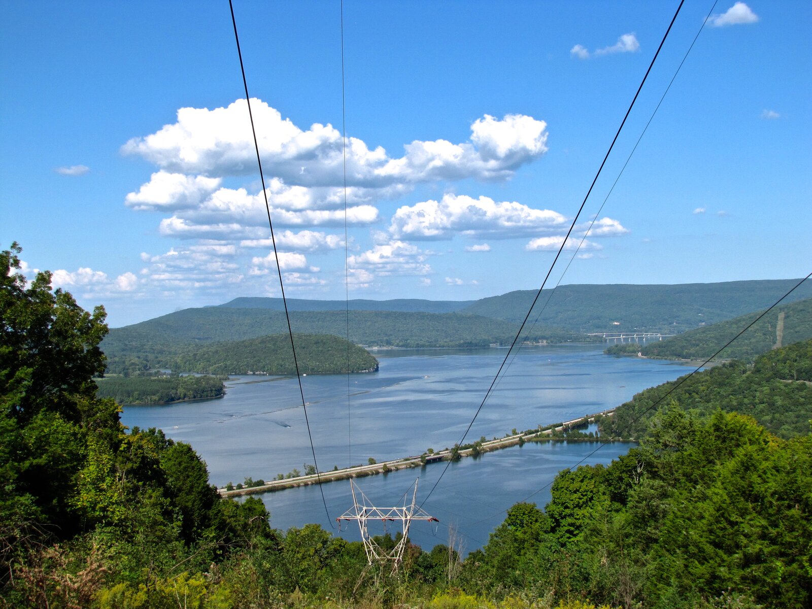 Nickajack Lake from Tennessee State Route 377 above the causeway