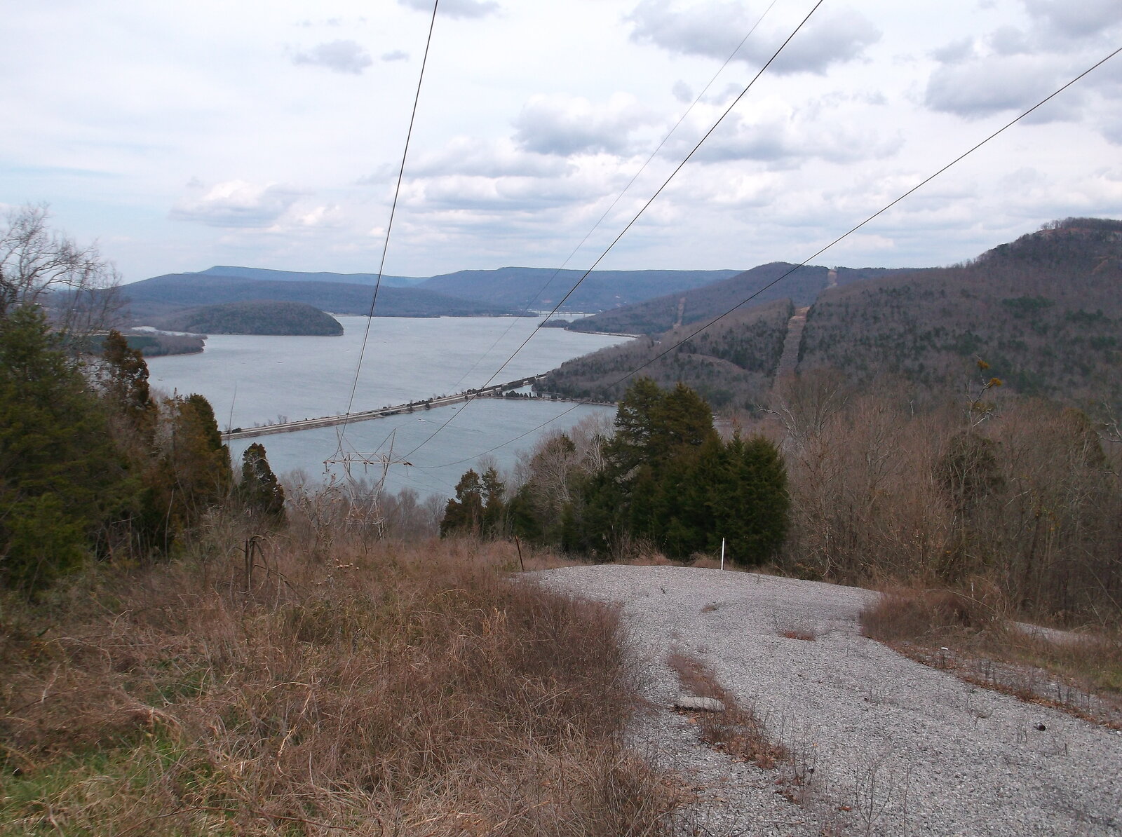 Nickajack Lake seen from Sand Mountain, 2013