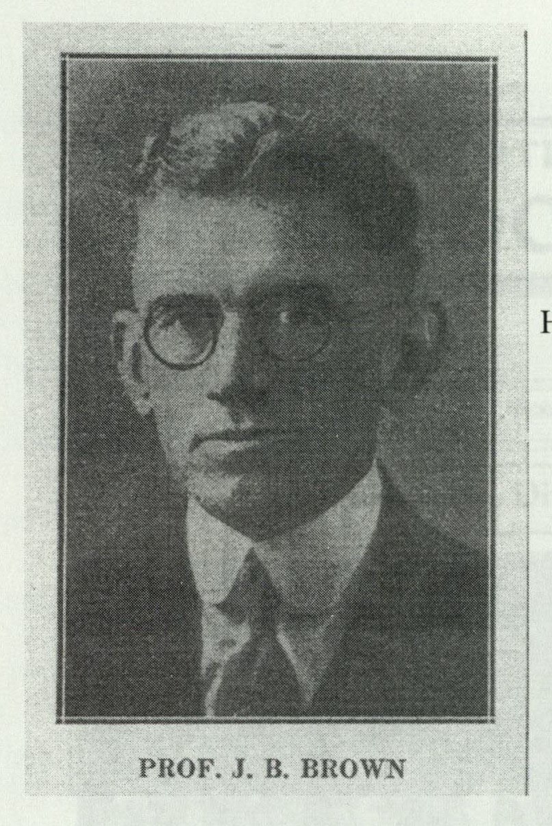 Portrait of Professor John B. Brown