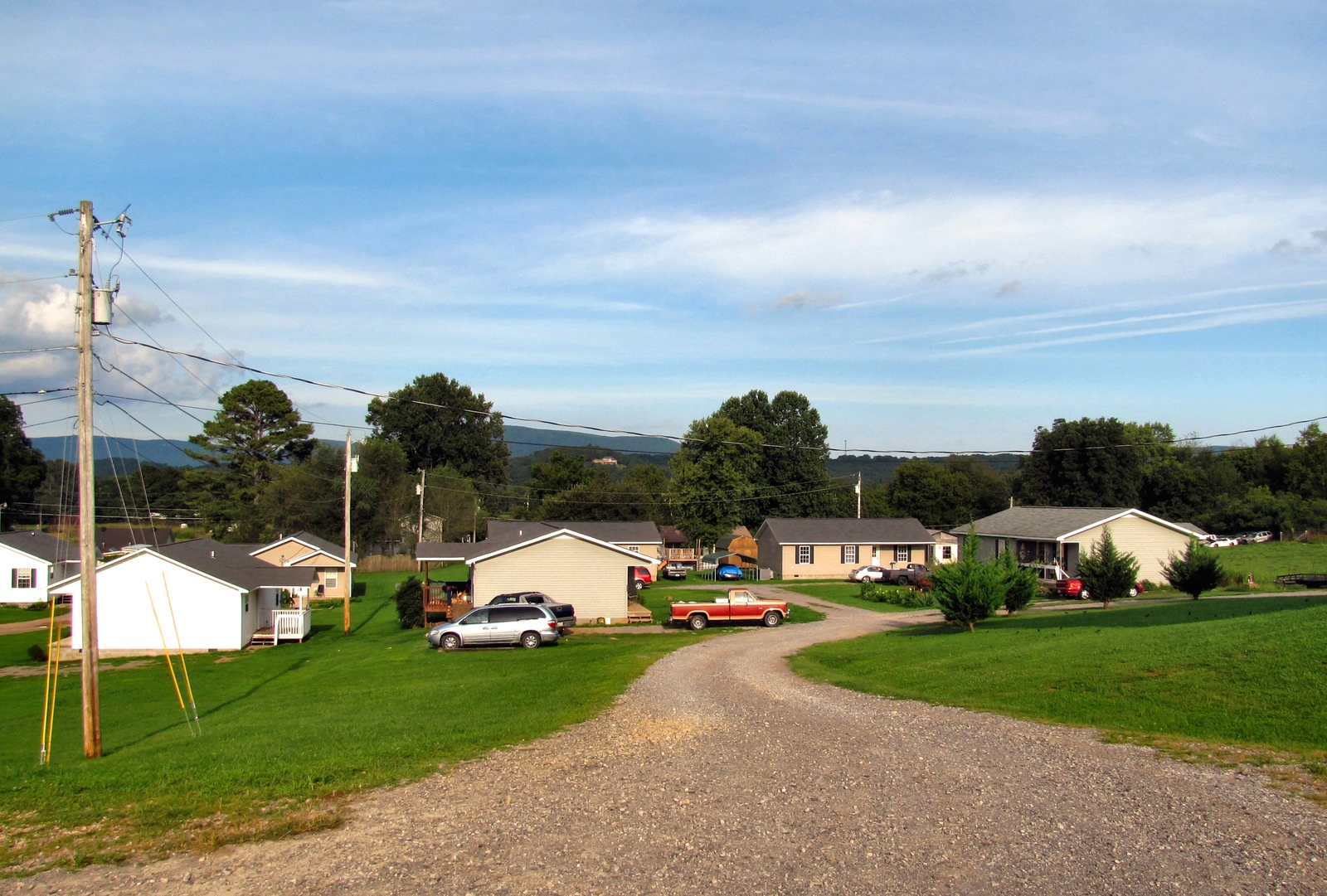 Houses in the Sequatchie community